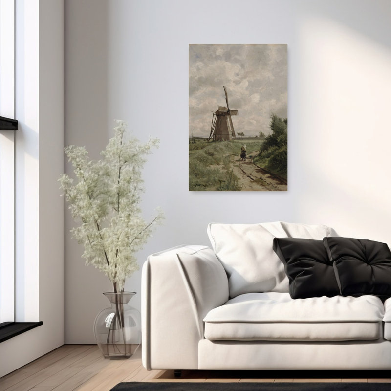 Impression sur toile de paysage champêtre, H 36 po x l 24 po