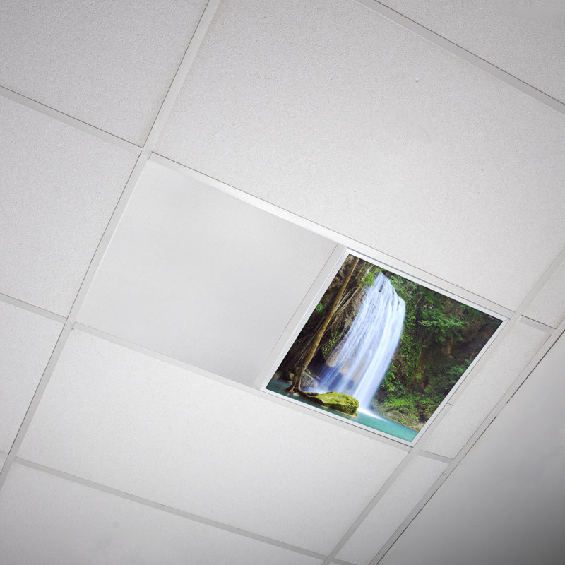 Waterfall Square Fixture Component Ceiling Light