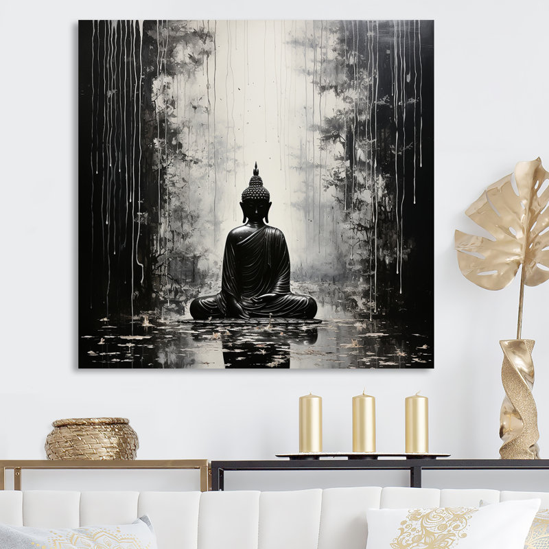 Saint Bouddhisme, reproduction d'art sur toile, H 24 po x l 24 po x P 1 po, Toile tendue