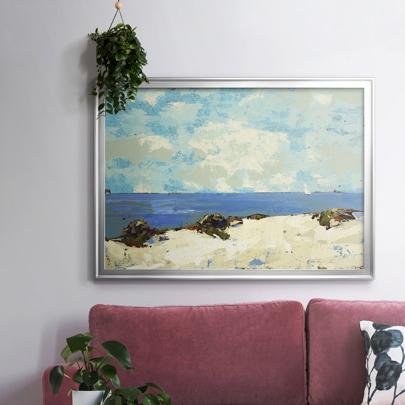 Windstone I, reproduction d'art sur toile, H 26 po x l 38 po x P 1,5 po, Or