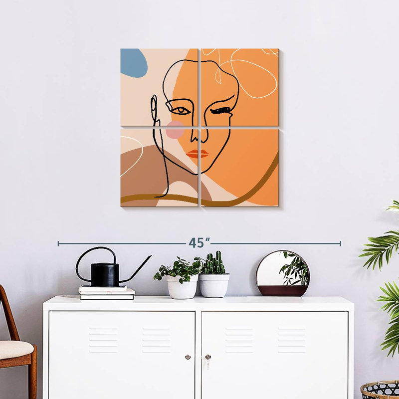 Contour féminin Leisha, H 26 po x l 26 po