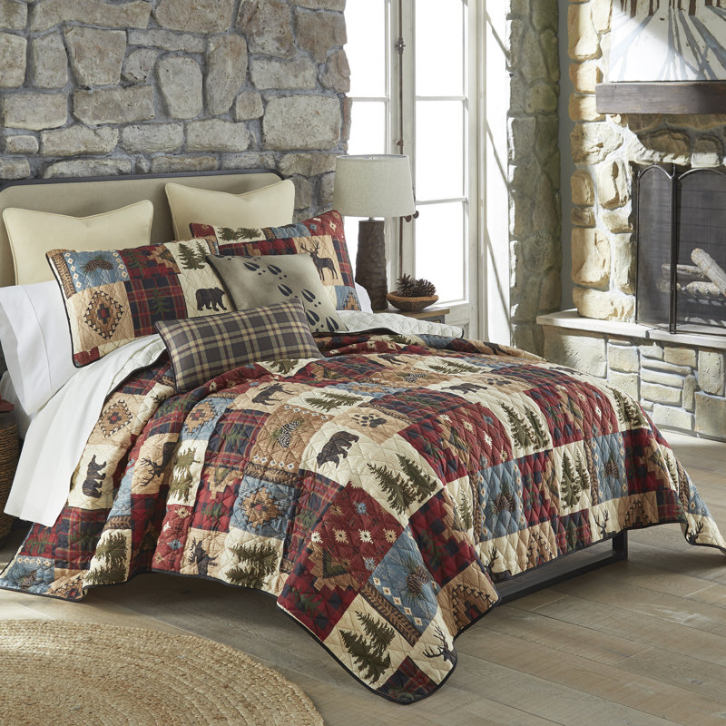 Your Lifestyle by Donna Sharp Woodland Patch 2PC Rustic Pillow Set