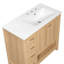 Meuble-lavabo 36 po avec lavabo en céramique