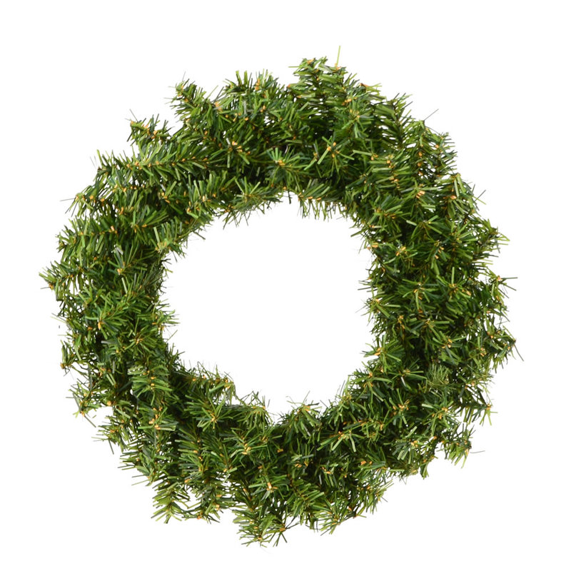 Artificial Mini Pine Wreath, 6" H x 6" W x 2" D, 6