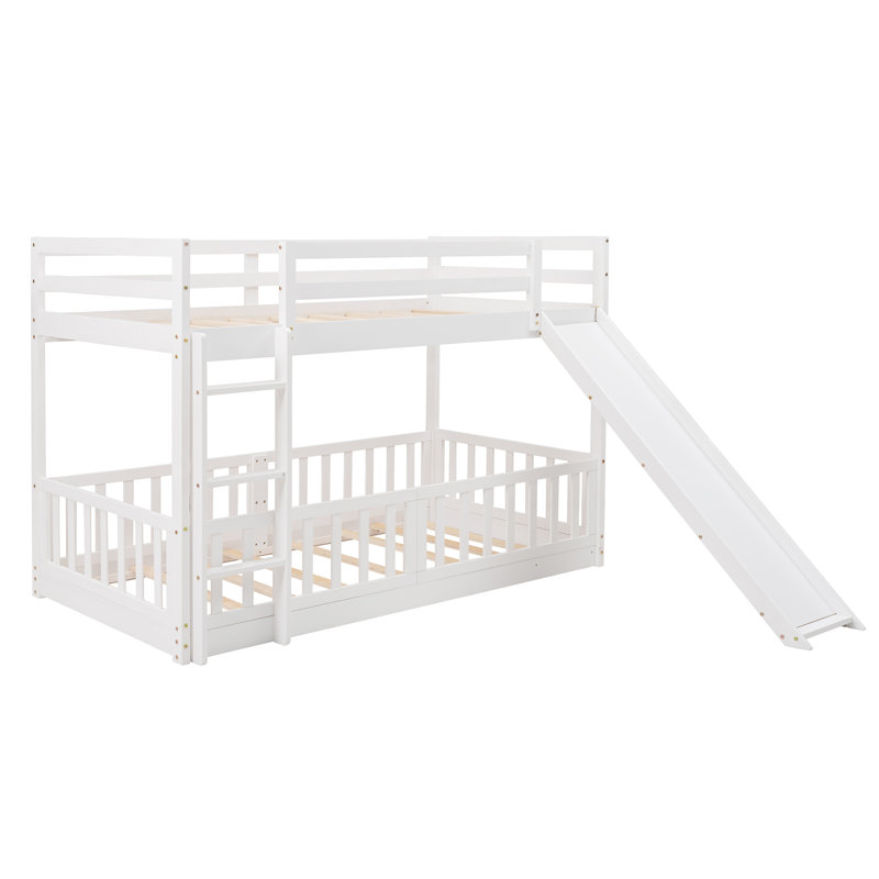 Lit superposé simple au-dessus de simple Abdella par Harriet Bee, Blanc