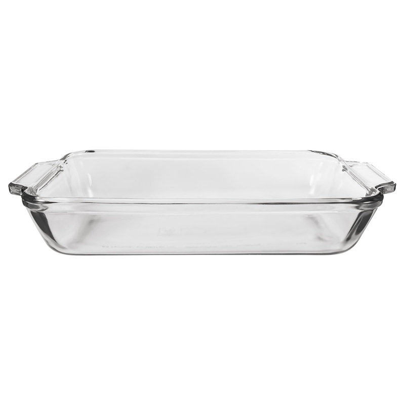 Ensemble de 2 assiettes à cuisson en verre pour four Anchor Hocking