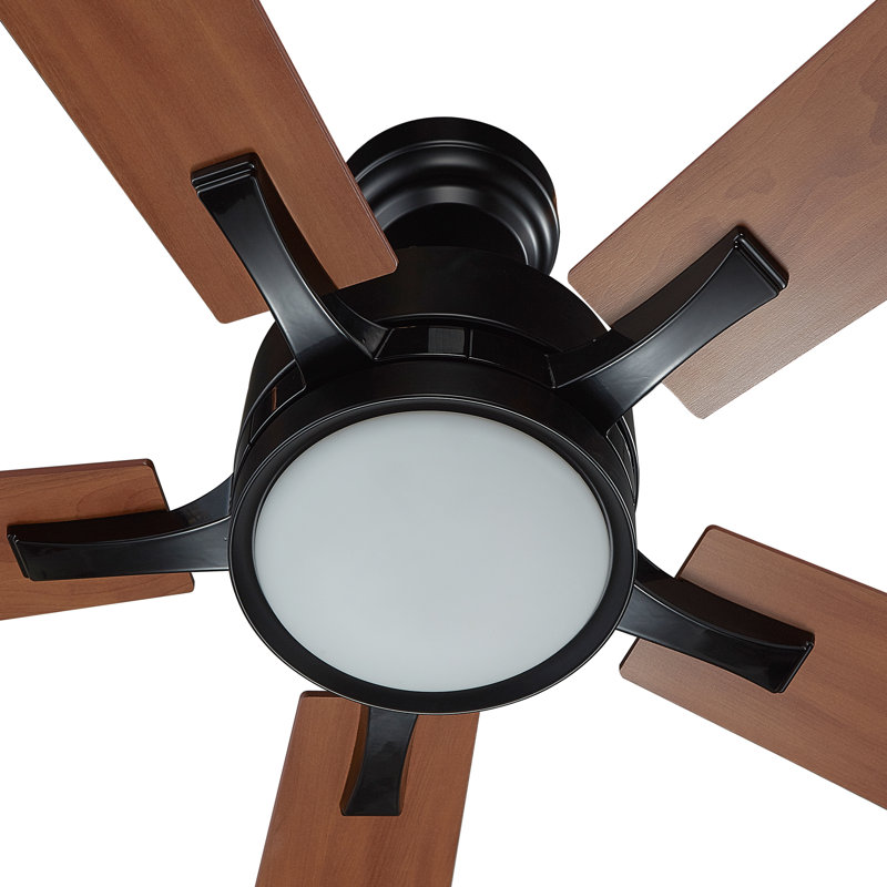 52" Apex 5 - Blade LED Smart Standard Ceiling Fan with Remote Control and Light Kit Included.