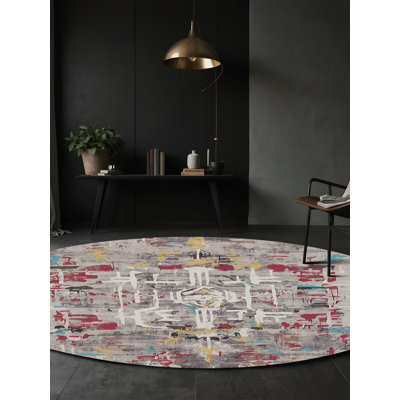 Tapis gris lavable à la machine