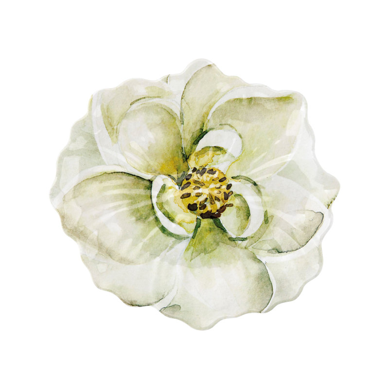 12-Piece Magnolia 7 1/2" Melamine Plate