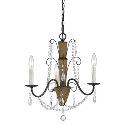 Style bougie classique/traditionnel 3 lumières lustre Plotinus