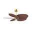 Alessandra Tropical - Five Blade Ceiling Fan - Integrated LED -Matte Black Finish -Light Blue Blades-968184998-968184977