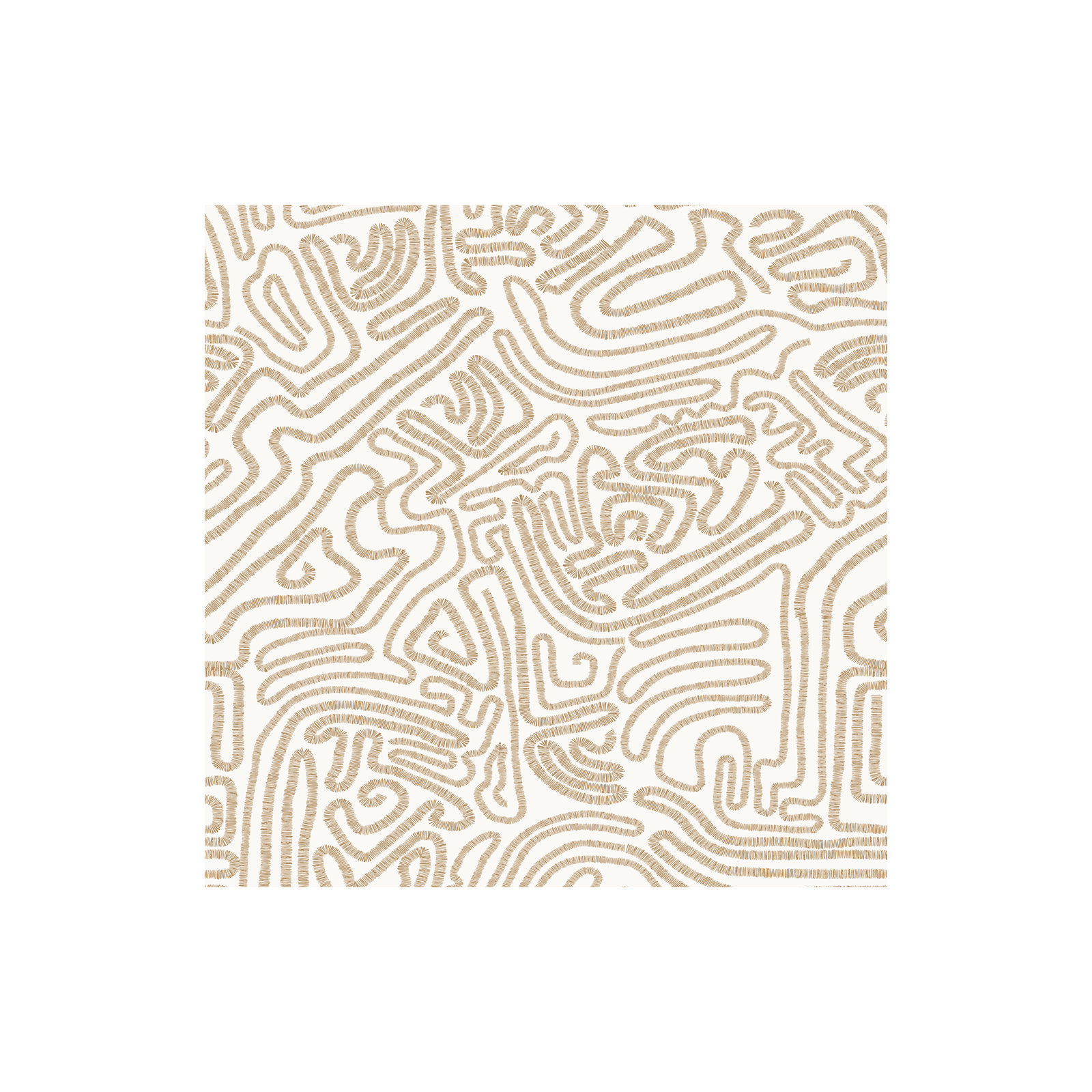 Sketch Peel and Stick Wallpaper, Beige