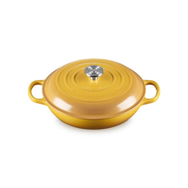 Le Creuset Signature Cast Iron Round Braiser, 3.5 Qt. - Nectar