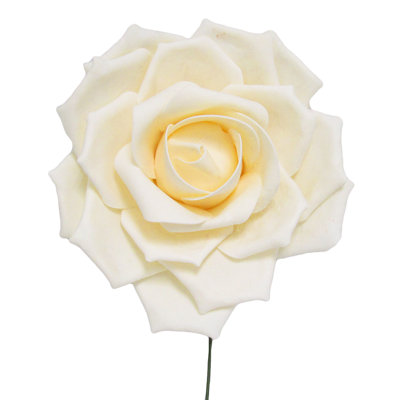 Grande tige rose en mousse