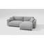 Gianni 4 Seater Velvet Corner Sofa Chaise-243255565-243255560
