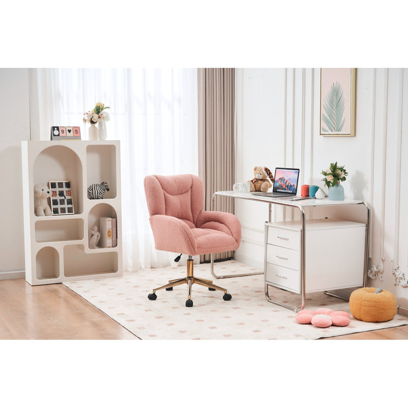 Chaise de bureau Teddy 360, Rose
