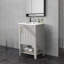 Meuble-lavabo simple autoportant de 20 po avec plateau en céramique Mindie-825697440