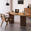 Bureaux en bois massif brun Free Form-107978794