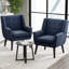 Upholstered Linen Blend Accent Chair-1192272121