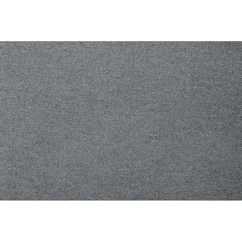 Ensemble de 2 chaises de salle à manger en tissu gris et finition espresso, Gris