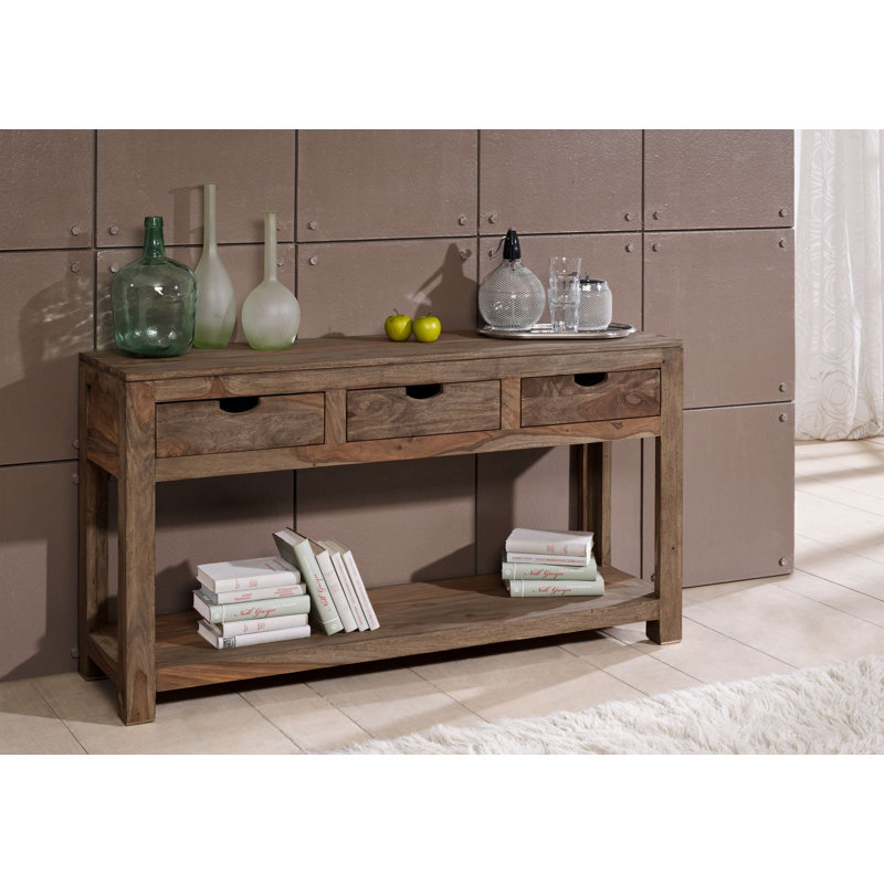 Nature 140cm Solid Wood Console Table