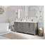 Ensemble de meuble-lavabo double 72 po Malibu-75215147