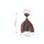 Kirzia 15cm Ceiling Fan with LED Lights