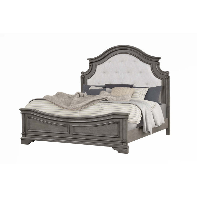Azoriah Bedroom Set, Queen, 5 Pcs: Bed, 2 Dressers, Nightstand, Mirror