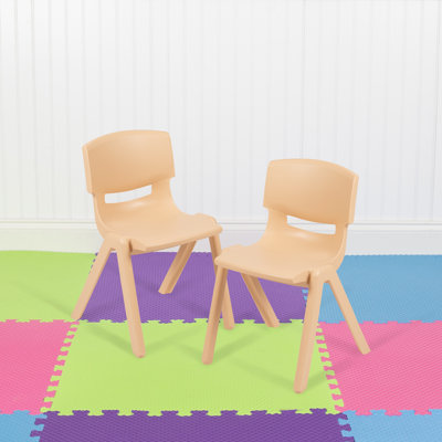 Plastic Stackable School Chair with 12" Seat Height