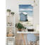 «Striped Beach Hut» par Marmont Hill - peinture sur toile tendue-131878615