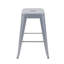 Tabouret à hauteur de comptoir 24 po, ensemble de 2 tabourets de bar en métal sans dossier, non empilable, amovible et facile à assembler, conception peu encombrante pour îlot de cuisine / bar / café / salle à manger-103719794-103719796-103719806