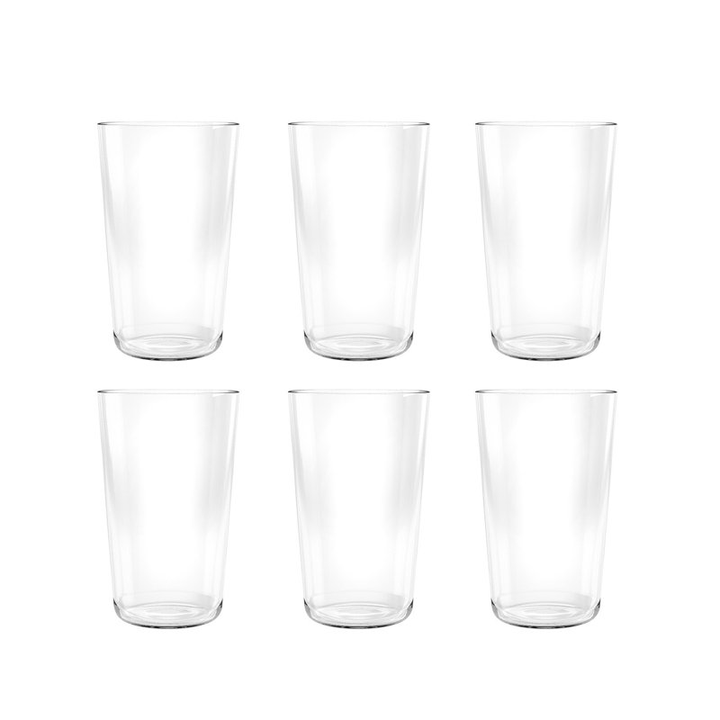 21 oz. Gaige Ensemble de verres en plastique, Transparent