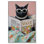 Décoration murale printanière pour animal de compagnie printemps magazine sur toile par Art Remedy, cadre blanc, 36 x 54