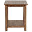 Table de bout en bois Stenson brun vieilli-772111134
