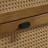 Chylie Wood and Rattan 4-Drawer Chest