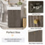 Meuble-lavabo autoportant moderne avec lavabo en céramique, armoire à grain de bois et rangement ouvert et fermé pour petits espaces-1231086511-1231086499