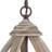 Freddi 4 - Light 13" Wide Farmhouse Chandelier Foyer Chandelier with Wood Accents