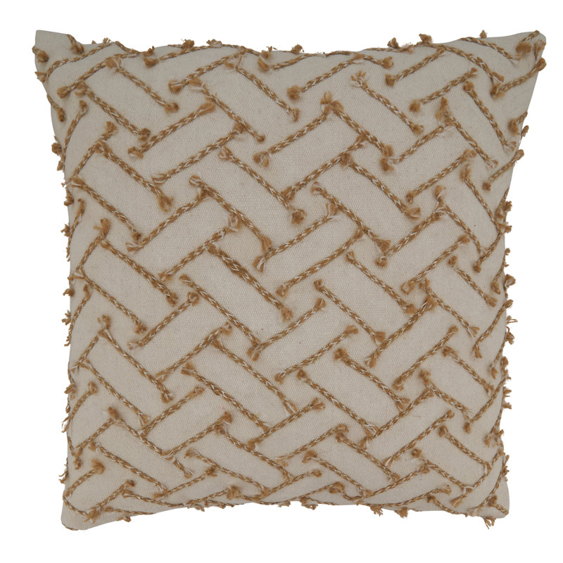 Tori Collection Embroidered Cotton Pillow Cover