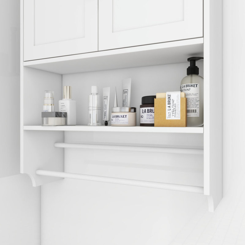 Bathroom Wall Cabinet, White