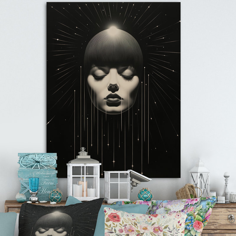 Belizario Spiritual Insight VIII, reproduction d'art sur toile, H 32 po x l 16 po x P 1 po, Toile tendue