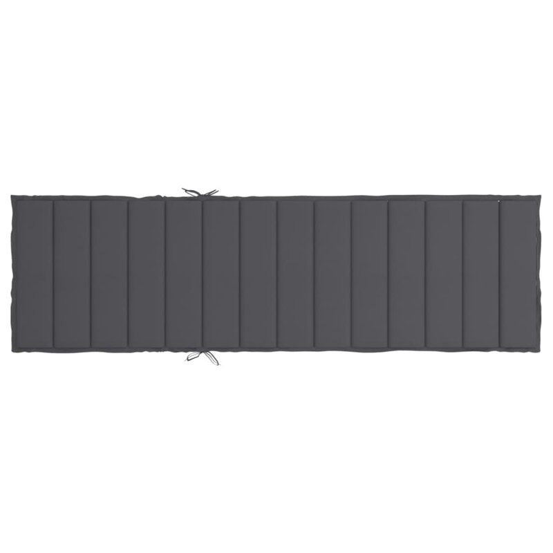 Outdoor Seat / Back Cushion, Dark Gray, 23.6" W x 78.7" D x 1.2" H