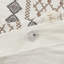 Ensemble de housse de couette en coton double / grand avec chenille
