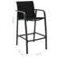 Chaises de bar pour patio 2 pièces en polyester enduit de PVC-85221843