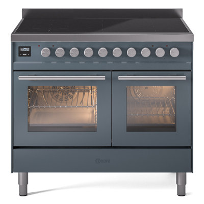 ILVE Professional Plus II Series 40 inch Induction Range with 6 Induction Elements (Glass Door)