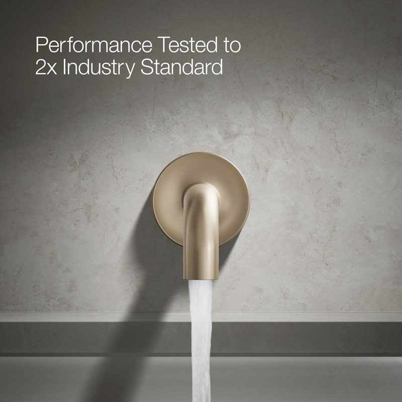 Purist® Wall Mounted Tub Spout, Vibrant Brushed Bronze
