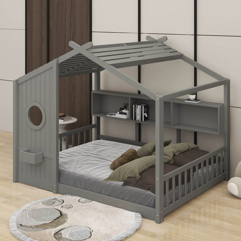 Lit double pleine grandeur, Gris