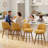 26" Swivel Upholstered Counter Stool with Solid Wood Frame and Mid Back-1180840756