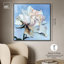 «One White Rose II», impressions sur toile de couleurs claires par Art Remedy-104334980-104334962