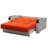 Northerly 74.4 in. Fabric Upholstered 3-Seater Twin 3-in-1 Sleeper Sofa Bed with Storage-1070218380