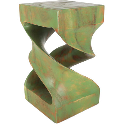 Wooden End Table - Unique Wooden Side Table - Mid Century Side Table - Saur Wood Side Table - Small Accent Table - Mid Century Modern Side Table